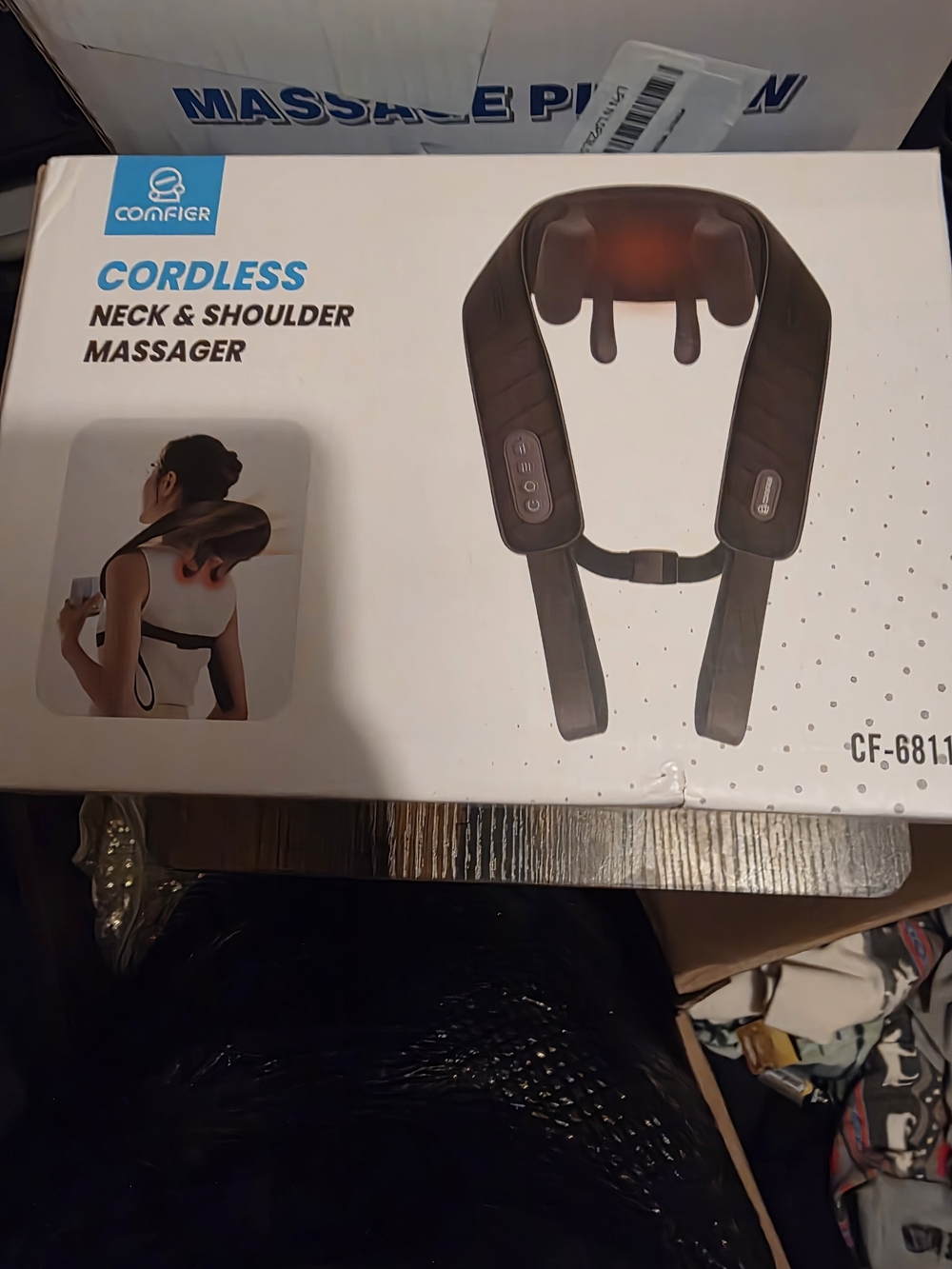 Cordless Neck & Shoulder Massager - Black